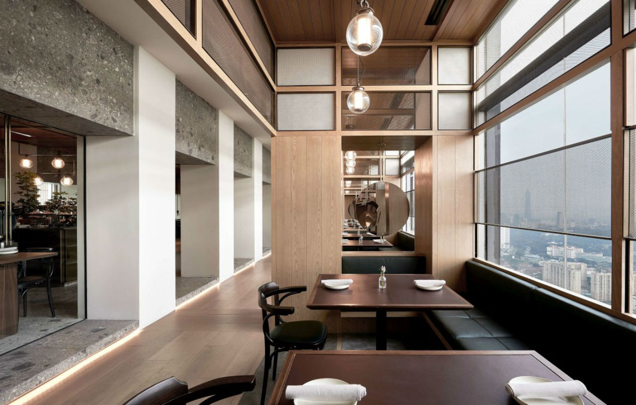 Alila Bangsar Kuala Lumpur Hotell Eksteriør bilde Restaurant interior